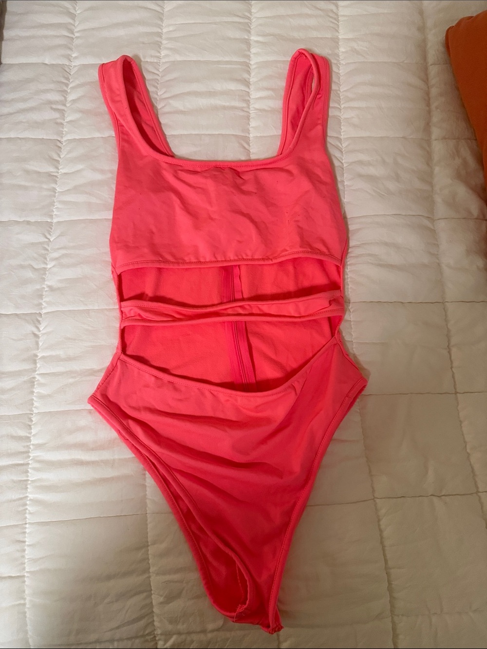 Pink rave bodysuit